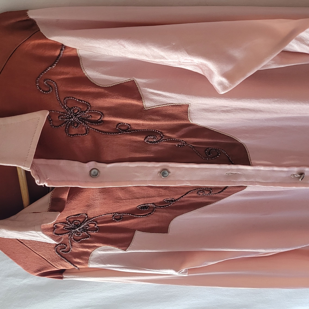 1970s western shirt glam vintage - Picture 2 of 6